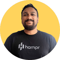 Ashwin Ram a Enterprise Sales at Hampr