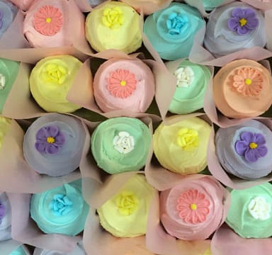 Mini Pretty Pastel Cupcakes