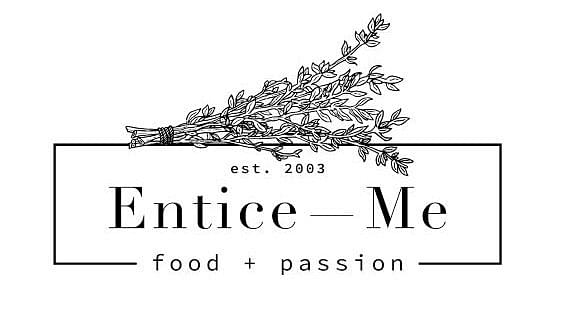 Logo for Entice Me Catering