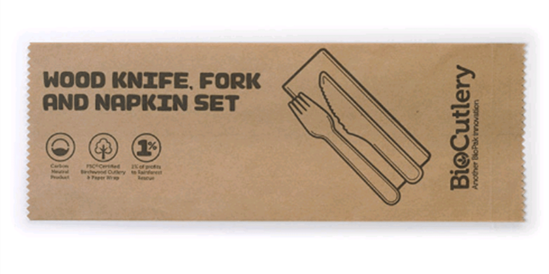 Individual Biodegradable Cutlery Pack