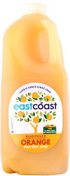 East Coast - 2L Orange Juice Pulp Free