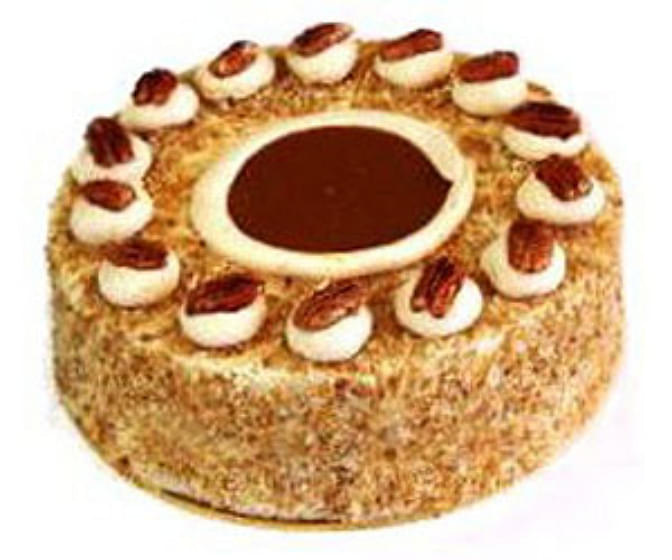 Caramel Roulade Cake - 24 Cm - Serves Up To 14