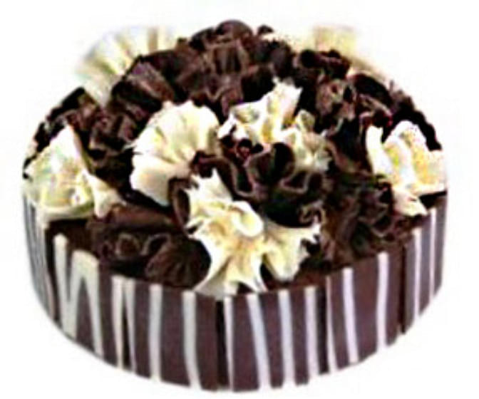 Double Chocolate Fantasy Cake - 24 Cm - Serves Up To 14