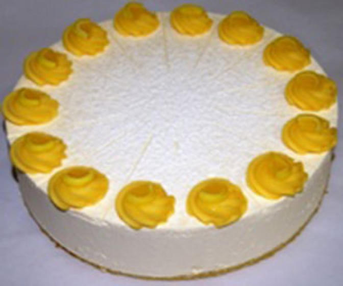 Tahitian Lemon and Lime Cheesecake - 24 Cm - Serves Up To 14