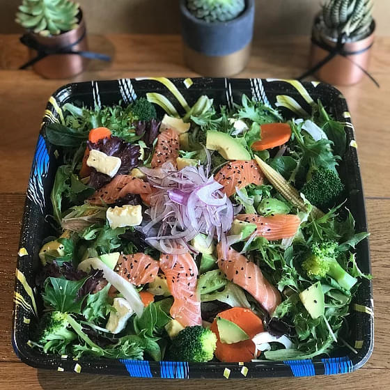 Salmon & Avocado Salad Platter