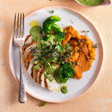 Clean Chicken with Sweet Potato & Broccoli