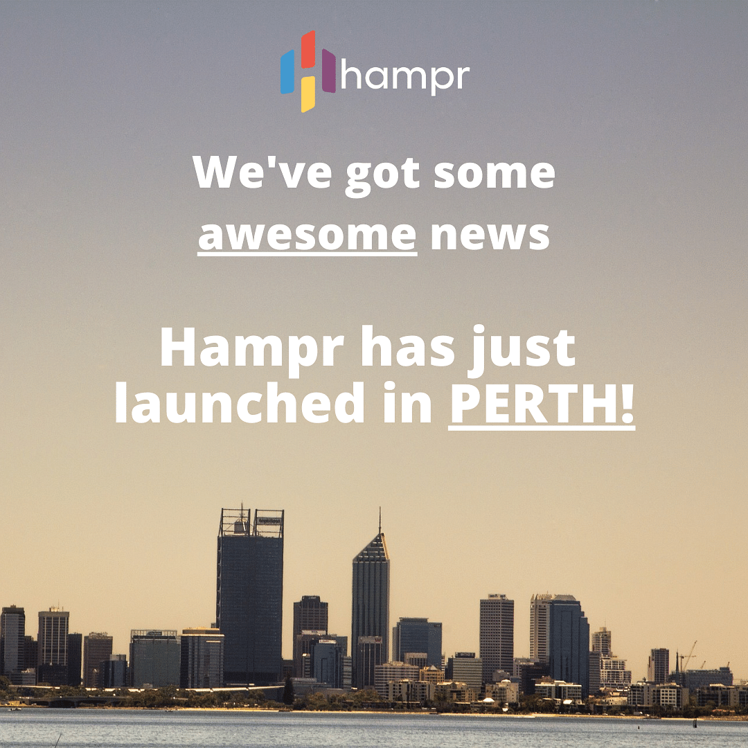 Hampr launches its online platform in Perth