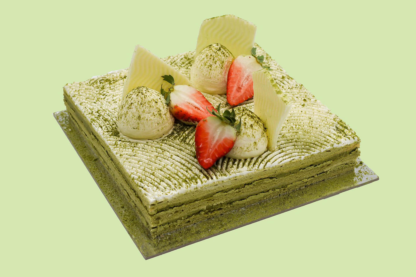 Matcha Green Tea & Yuzu Cake