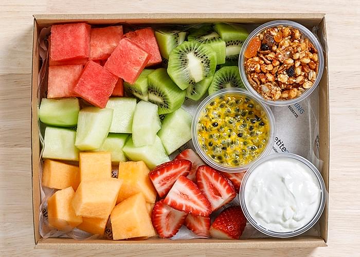 Diced Fruit & Granola Breakfast Platter