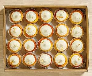 Mini Orange Cupcakes