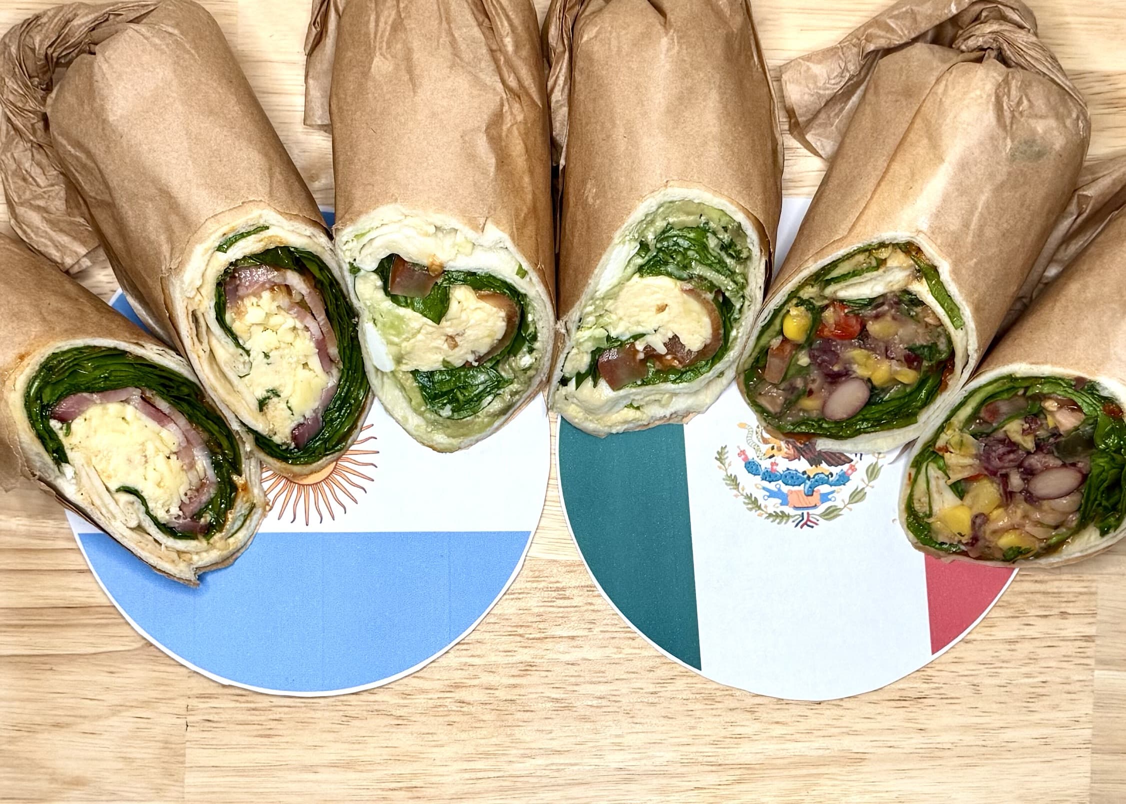 South American Breakfast Wraps