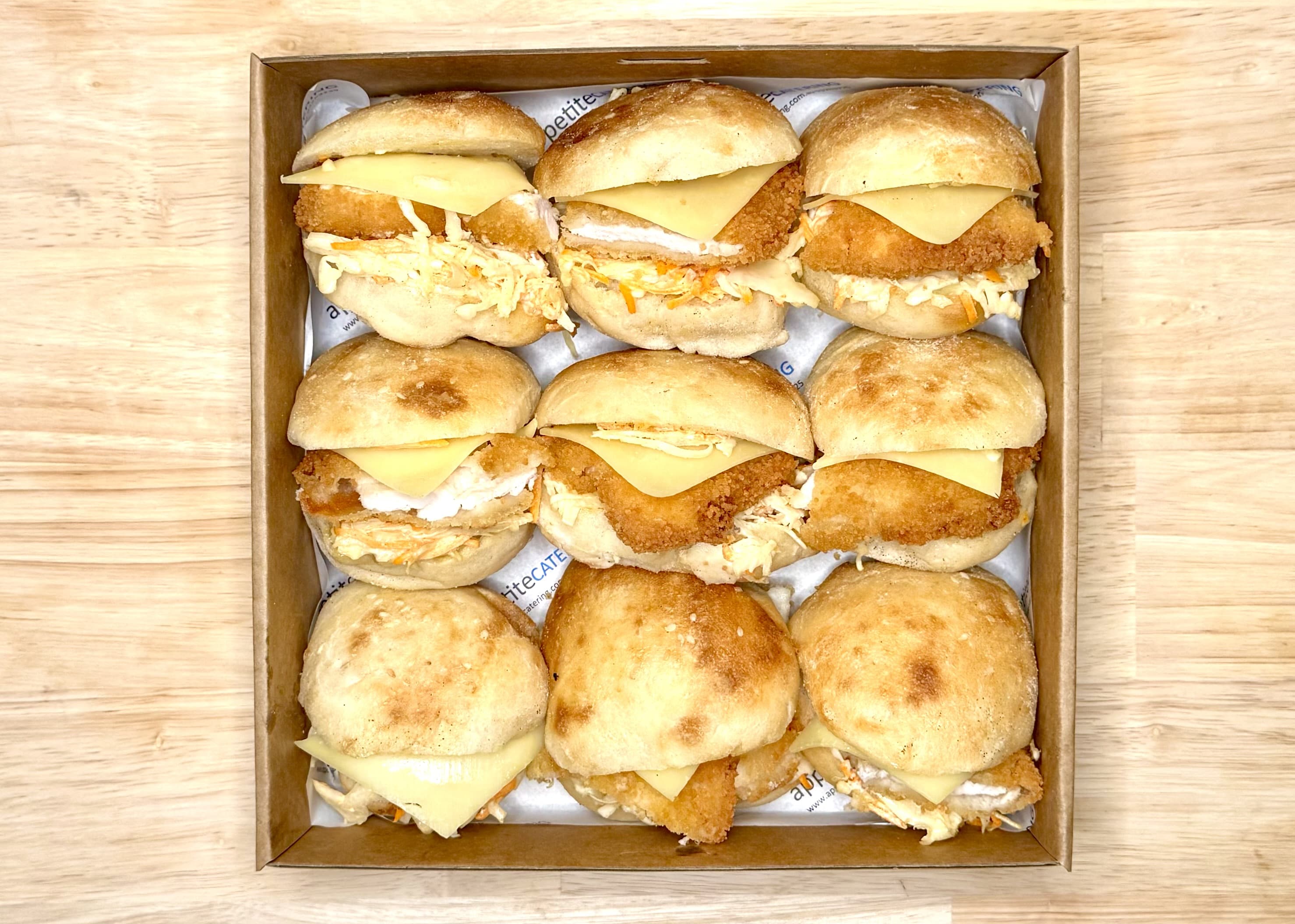 Mini Chicken Schnitzel Rolls