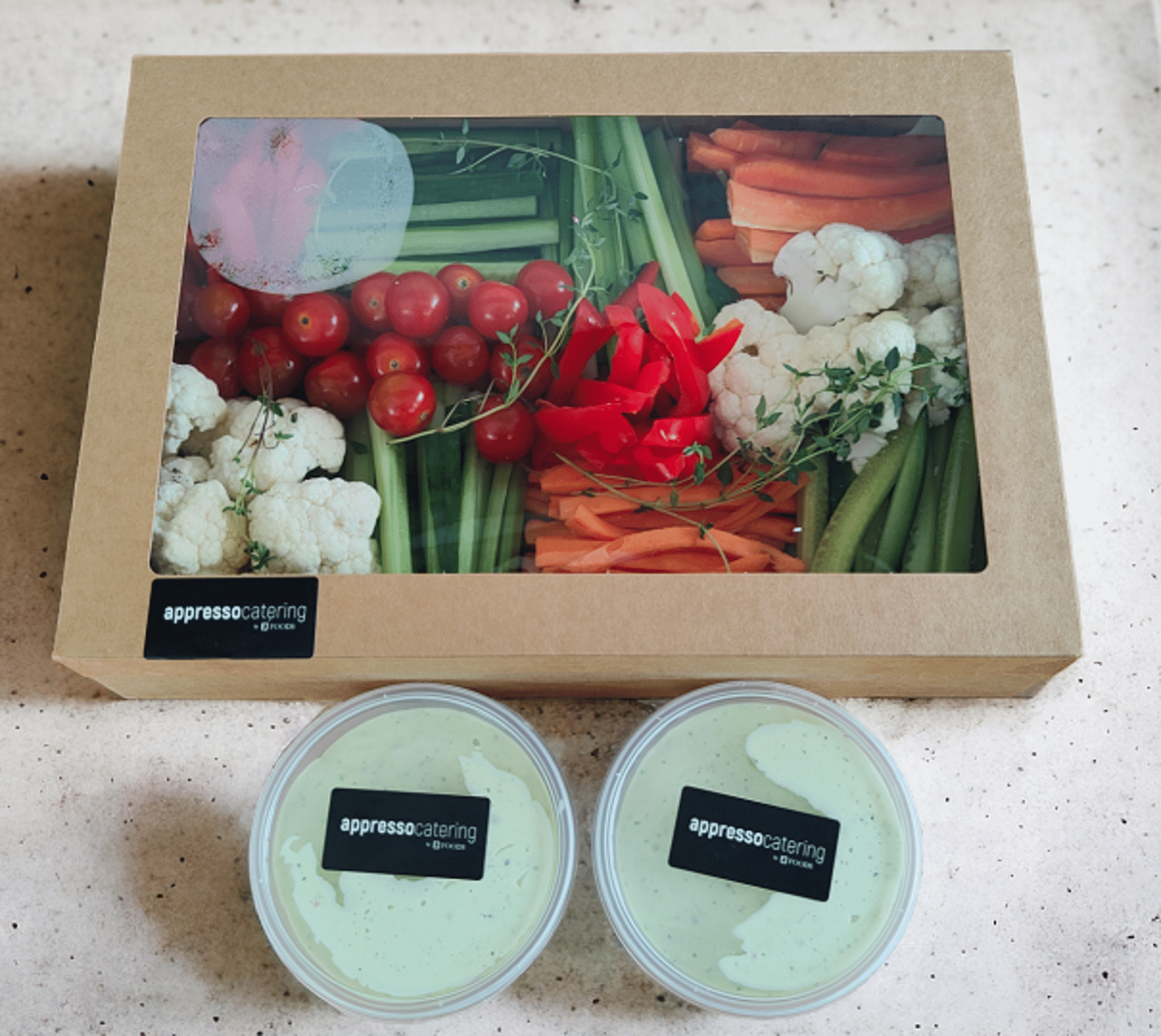 Crudite / Raw Vegetable Platter & Green Goddess Dip