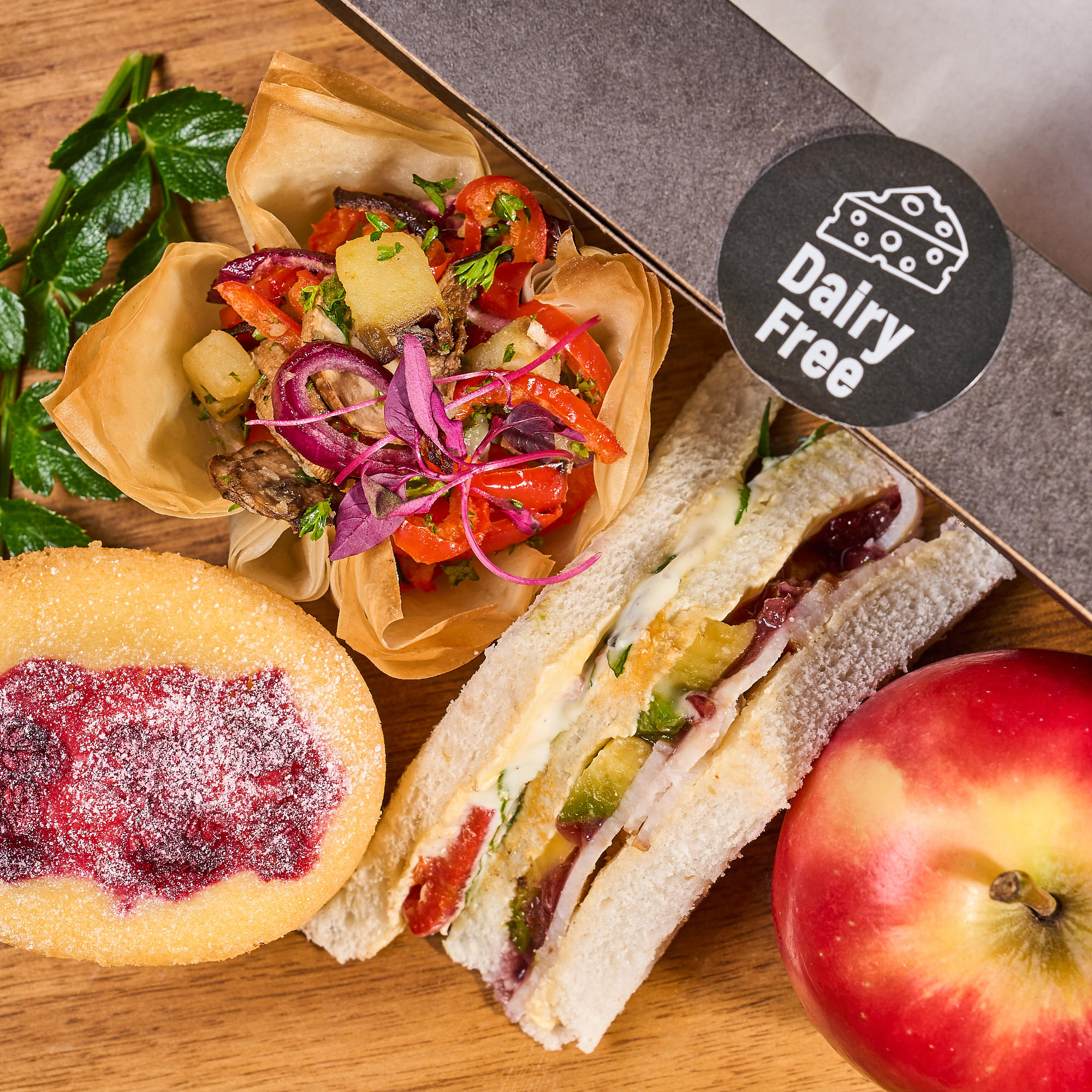 Dairy Free Morning & Afternoon Tea Box