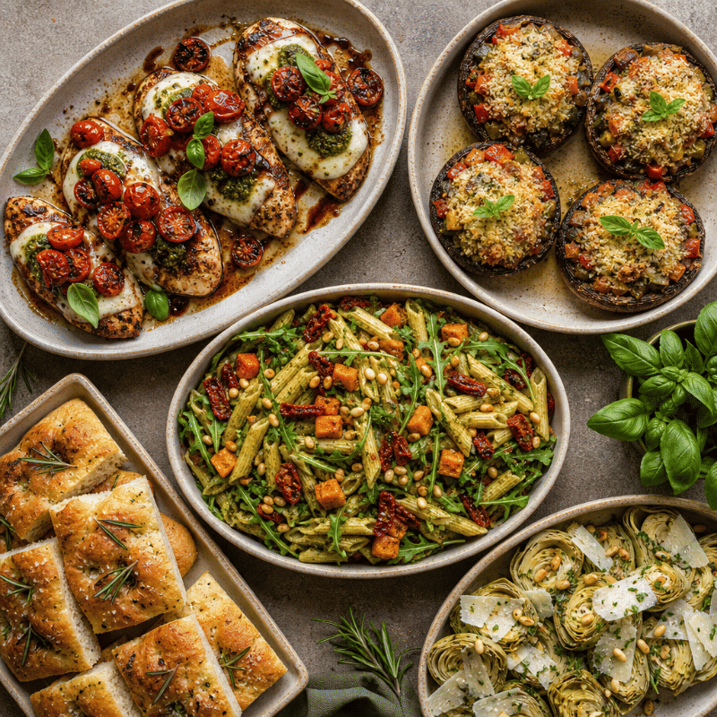 Italian Inspired Buffet Menu
