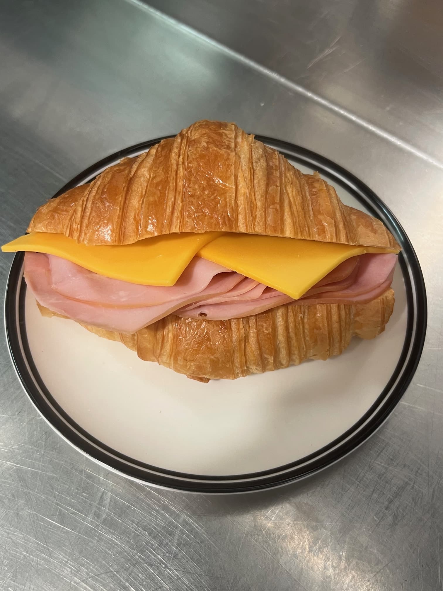 Shaved Ham Croissants