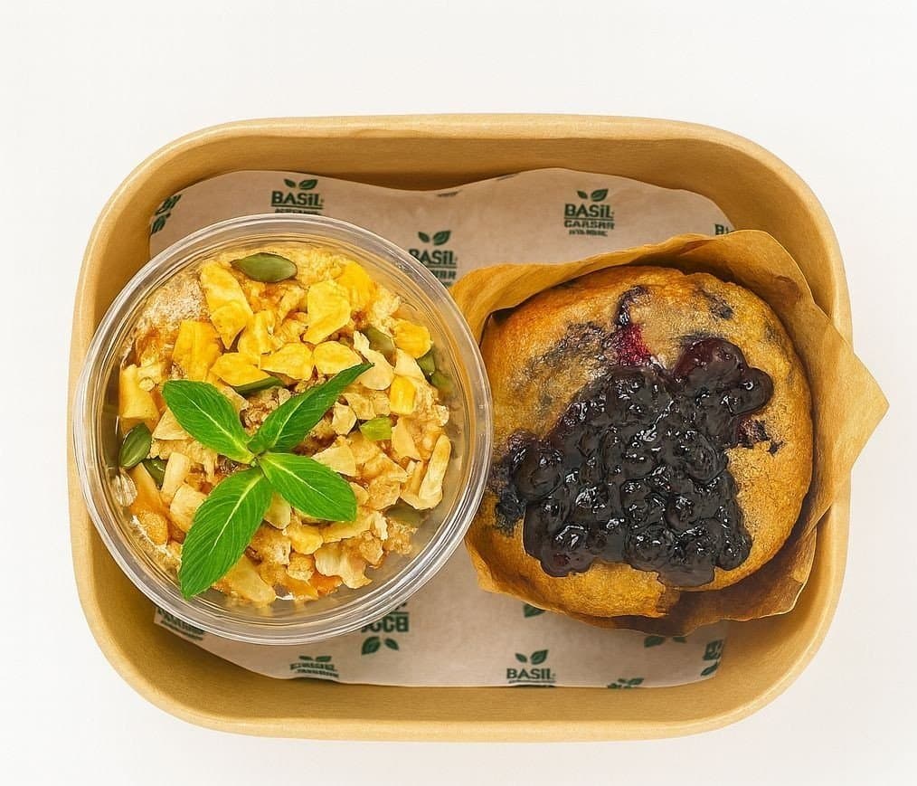 Bircher Pot & Mini Muffin Box