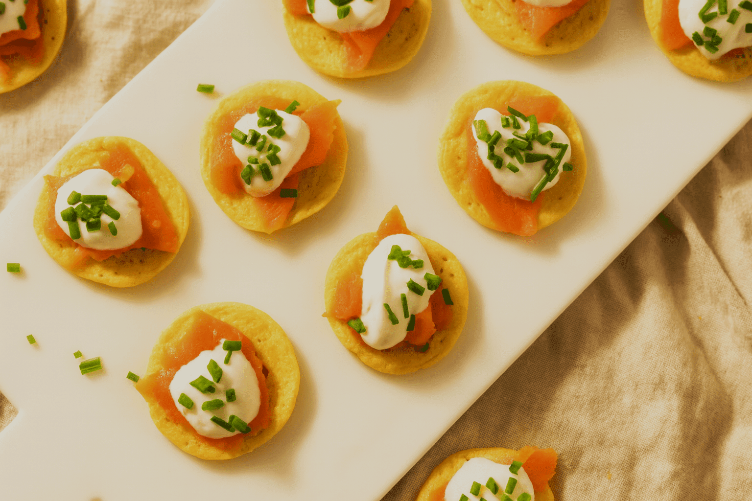 Smoked Salmon Blini