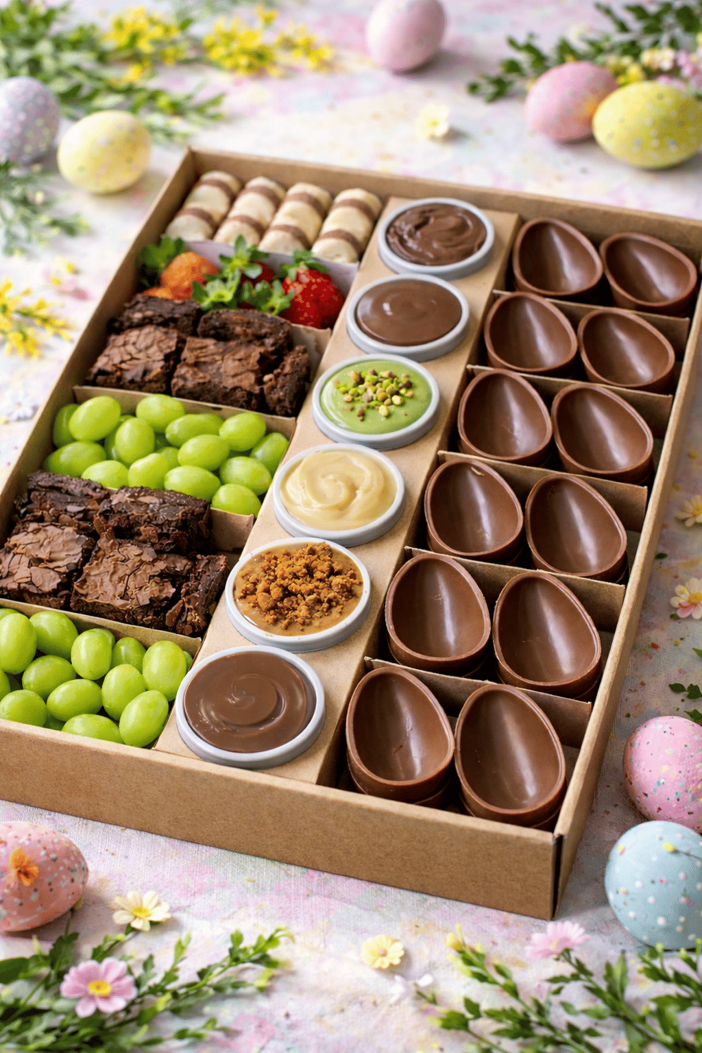 Golden Bunny Fondue Box