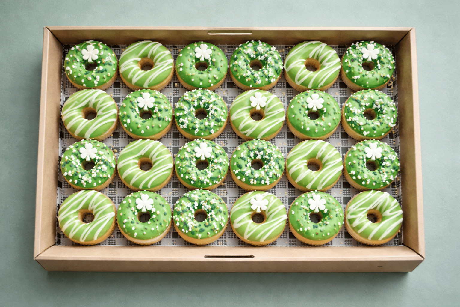 Green Paddy's Donuts