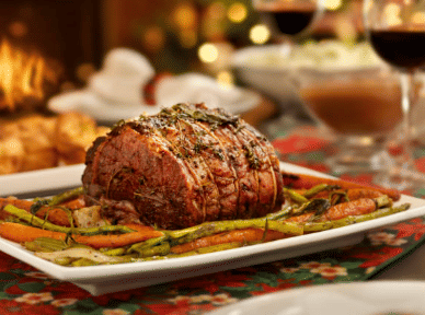 Golden Herb Butter Rump Cap Roast (Stuffed)