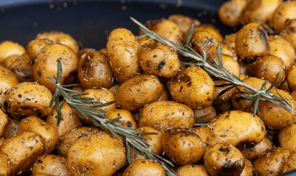 Roasted Baby Potatoes with Rosemary & Sea Salt