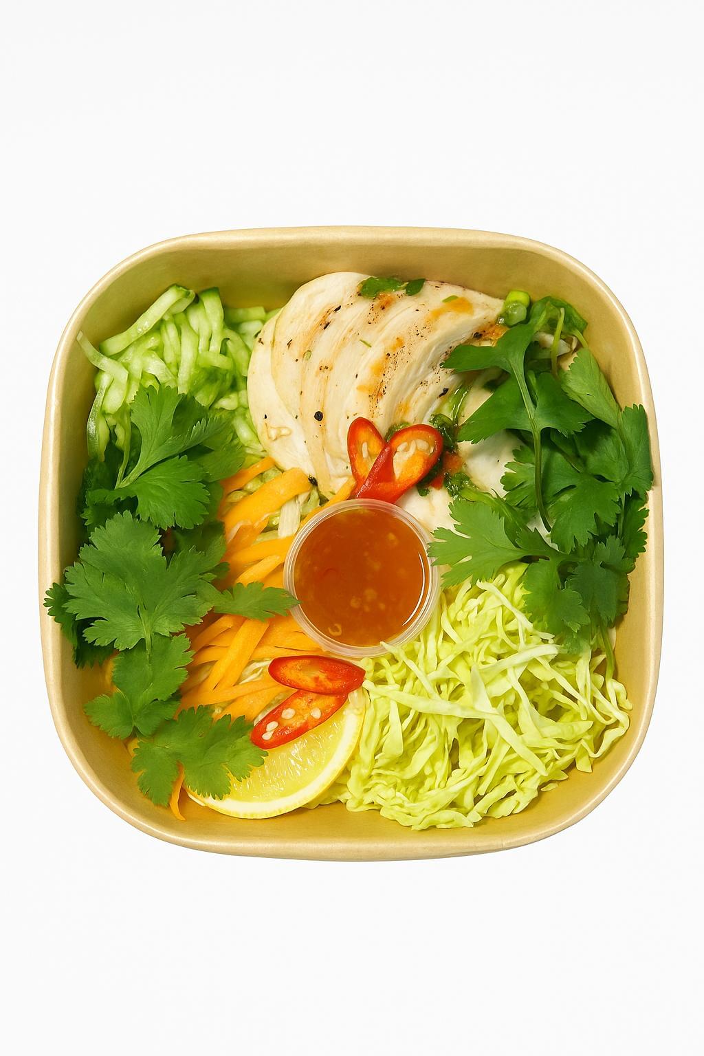 Vietnamese Chicken Poke Bowl