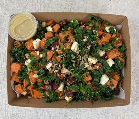 Sweet Potato, Kale & Pickled Beets Salad