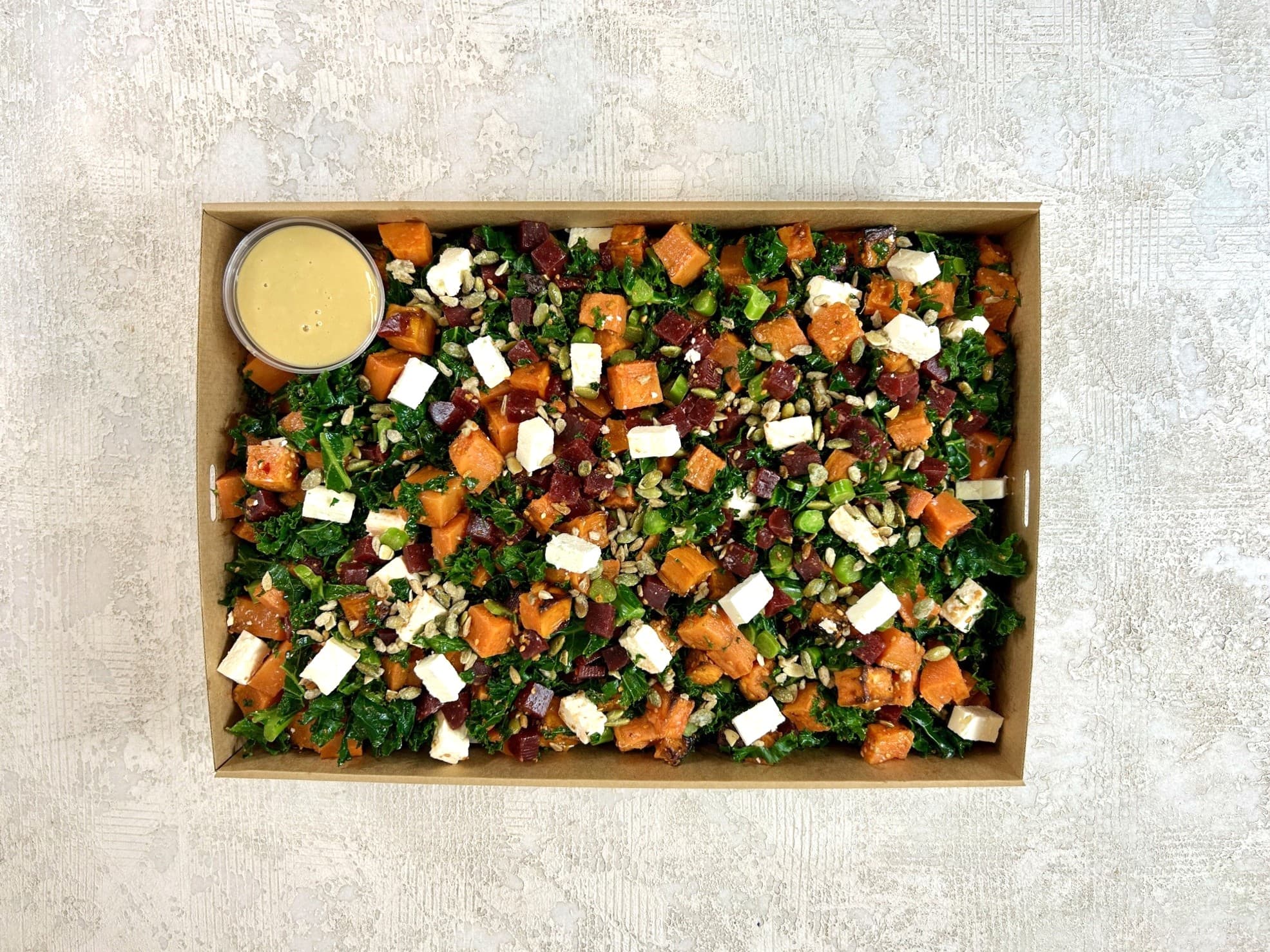 Sweet Potato, Kale & Pickled Beets Salad