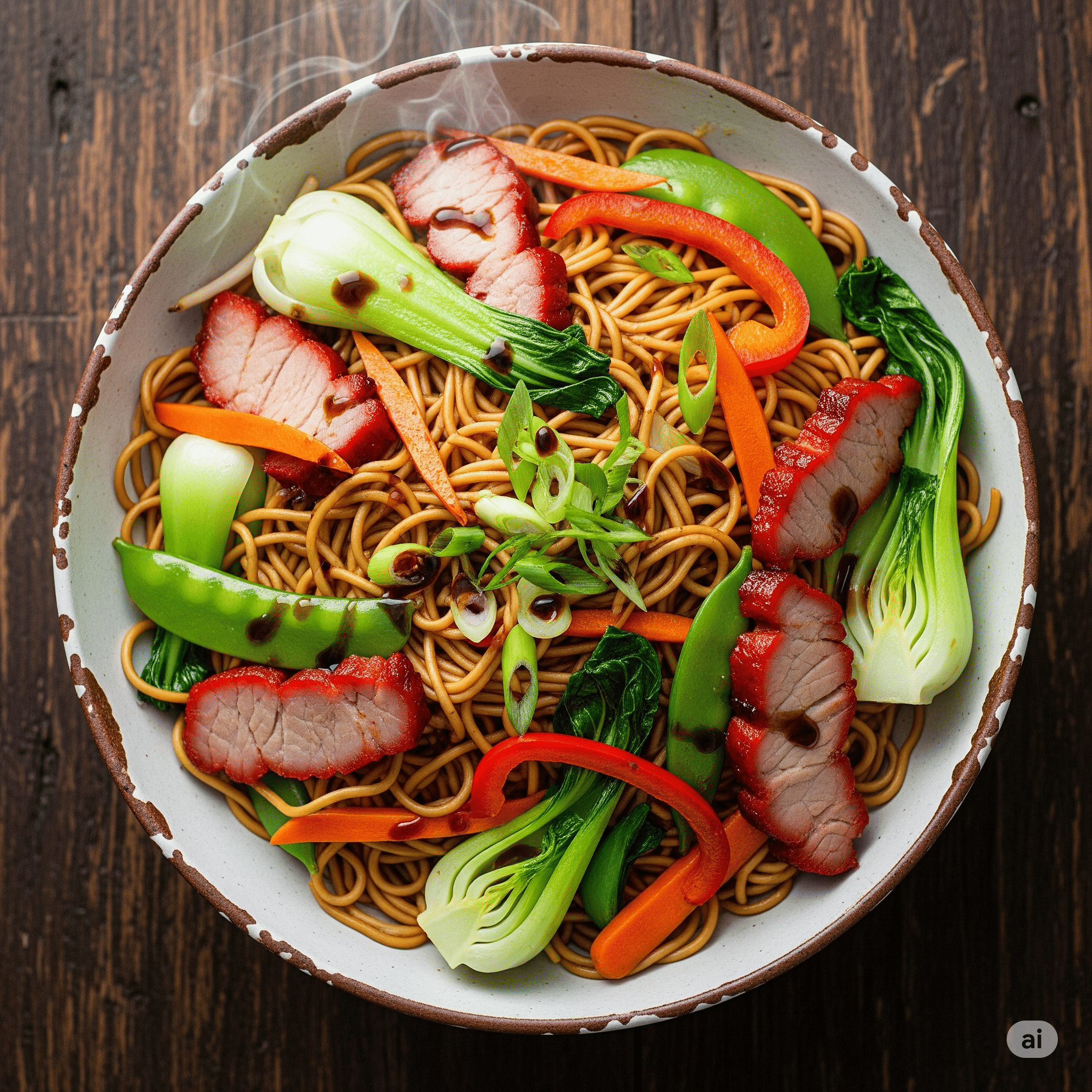 Chow Mein Noodle Platter