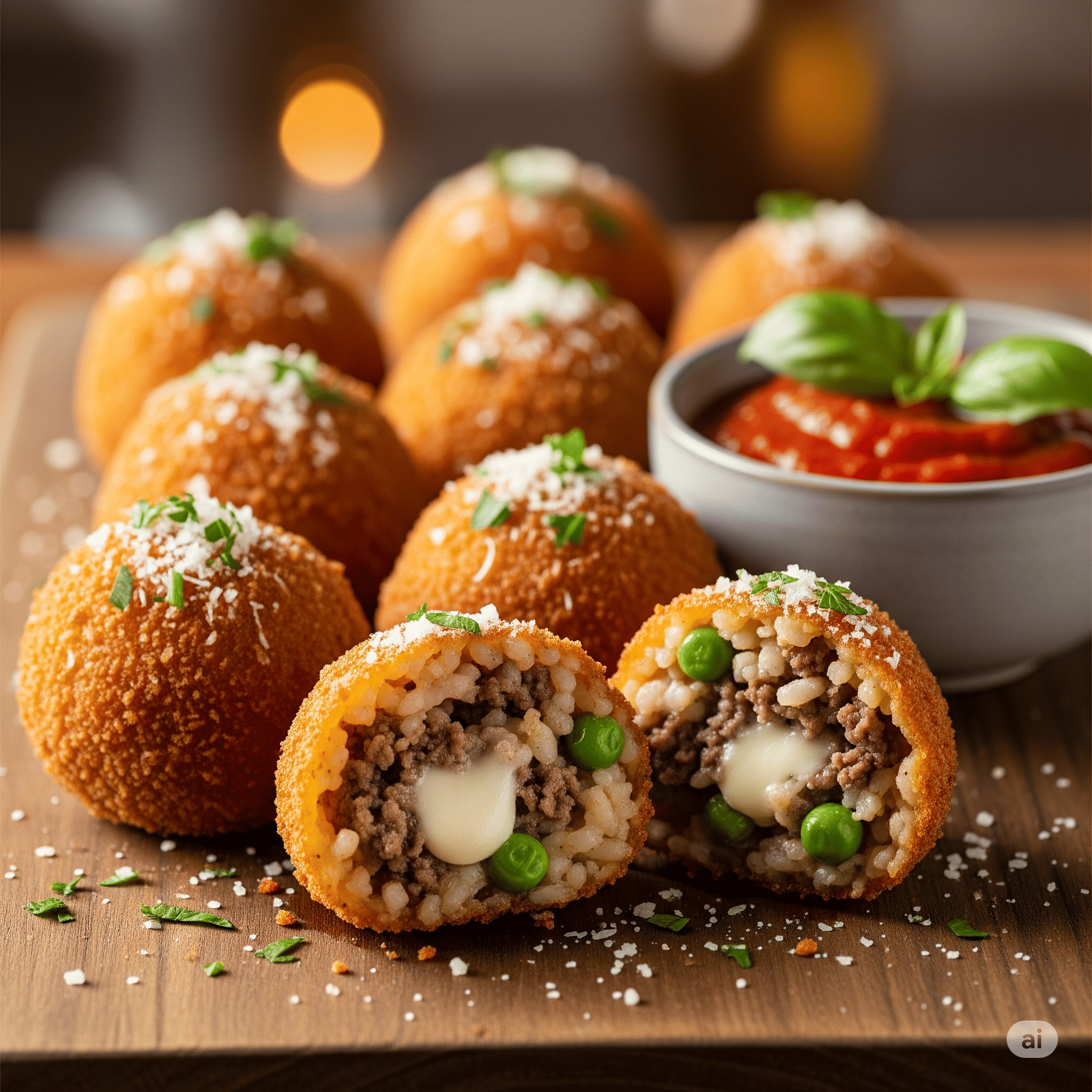 Mini Beef Arancini
