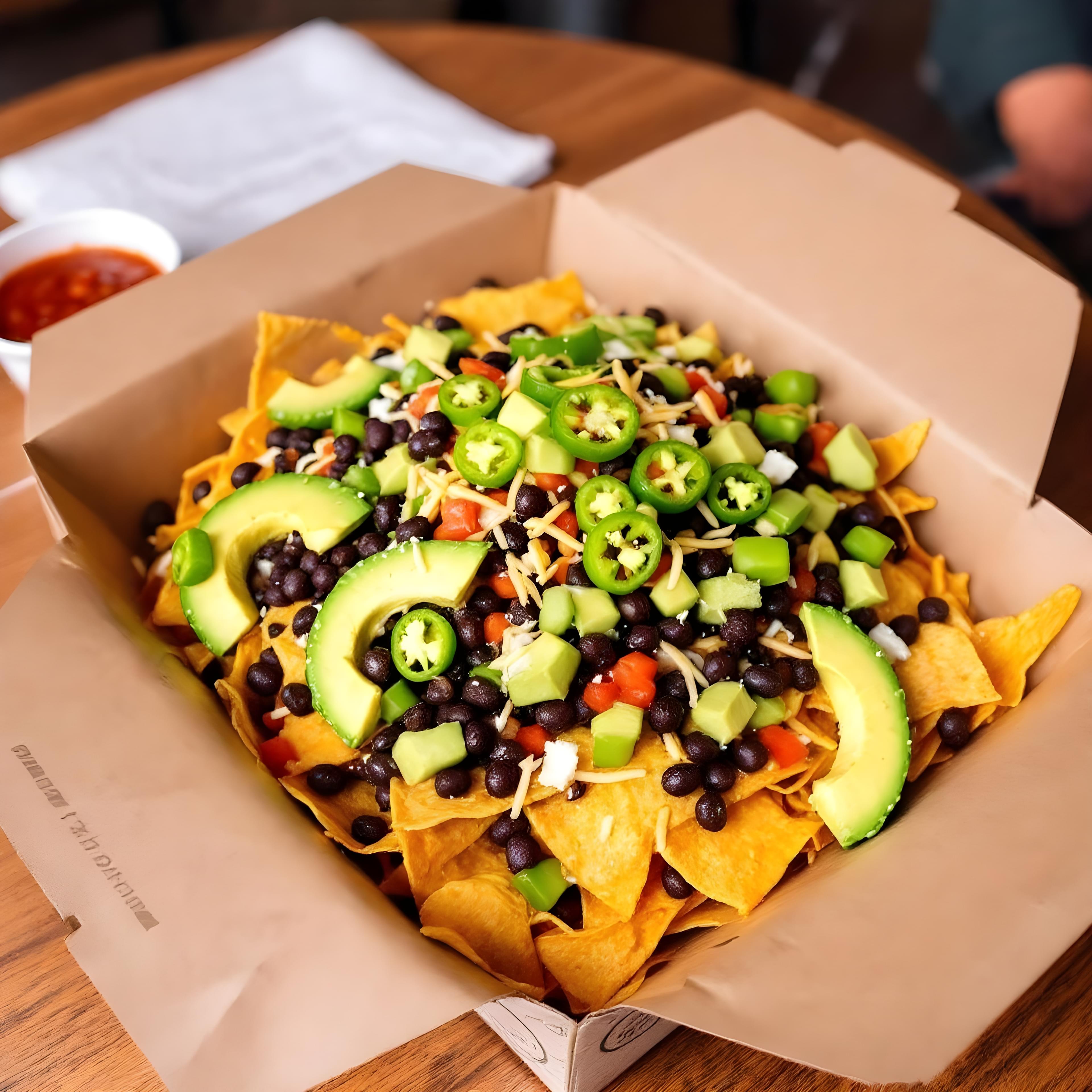 Vegetarian & Vegan Nachos Bowl