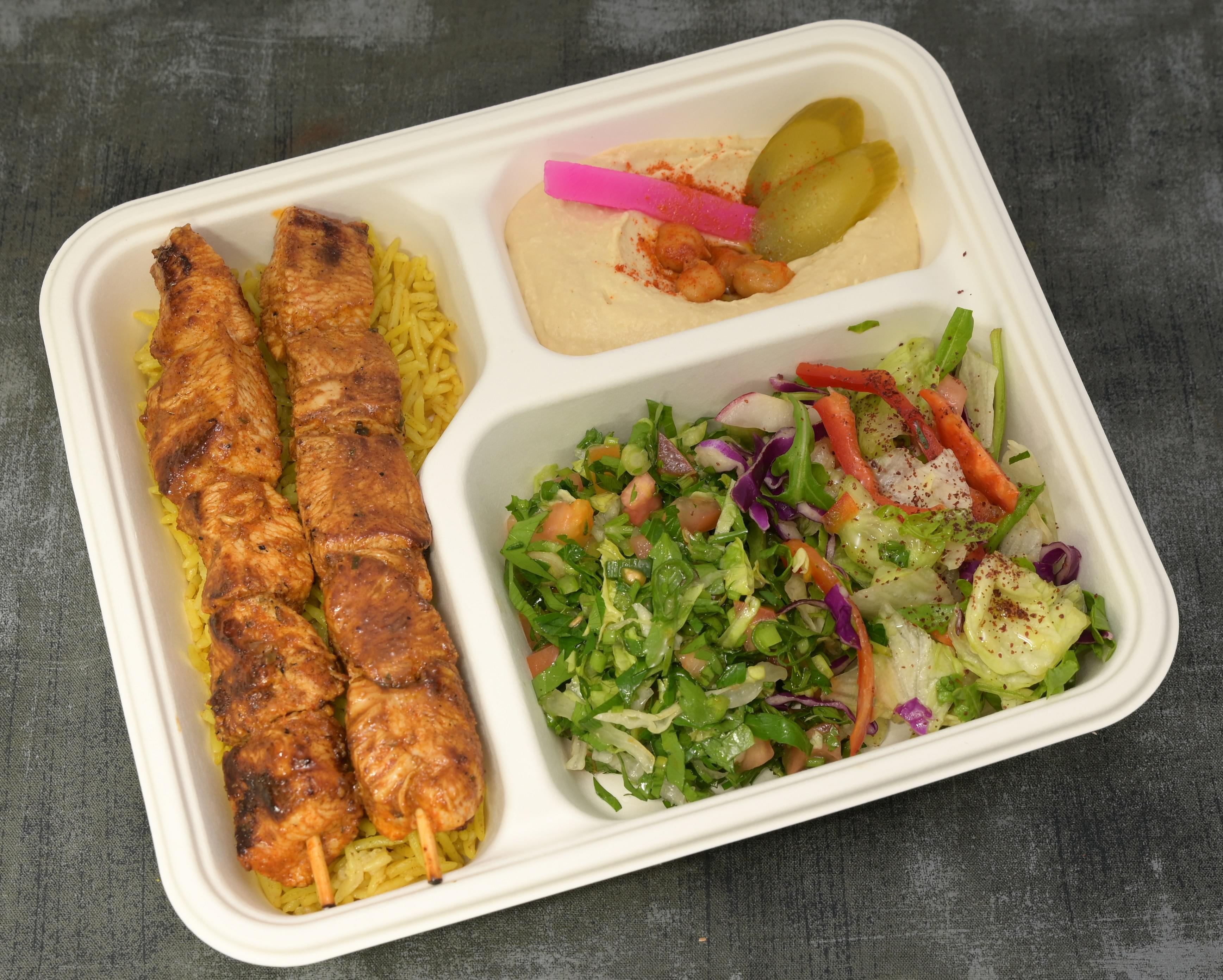 Small Chicken Skewer Plate