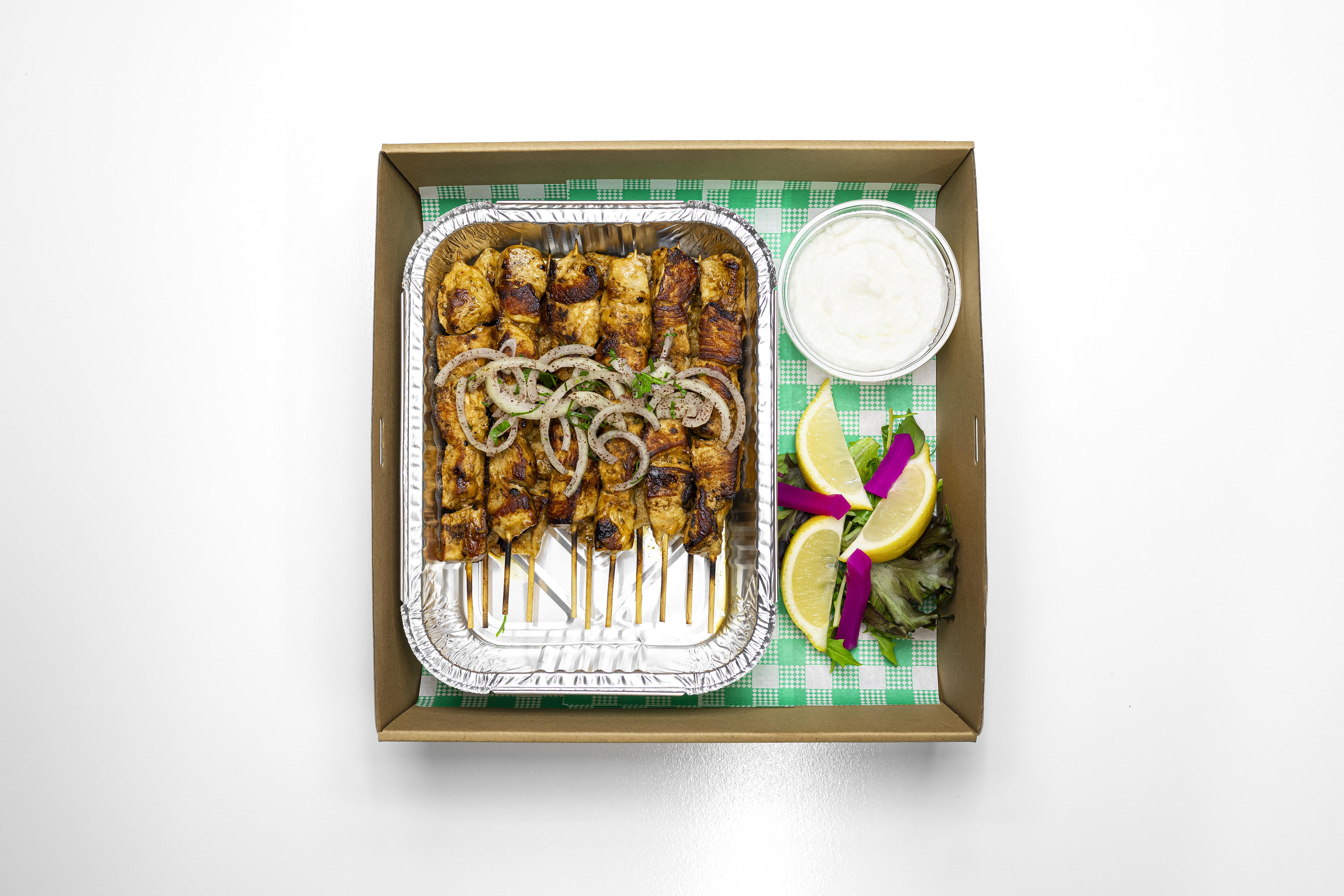 Chicken Breast Skewers Platter