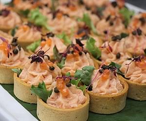 Smoked Trout Mousse Tart