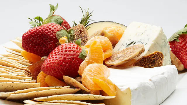 Gourmet Cheese & Fresh Fruit Platter