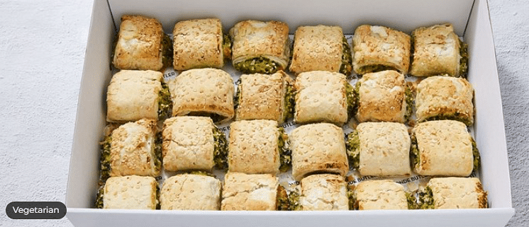 Spinach & Cheese Mini Sausage Rolls