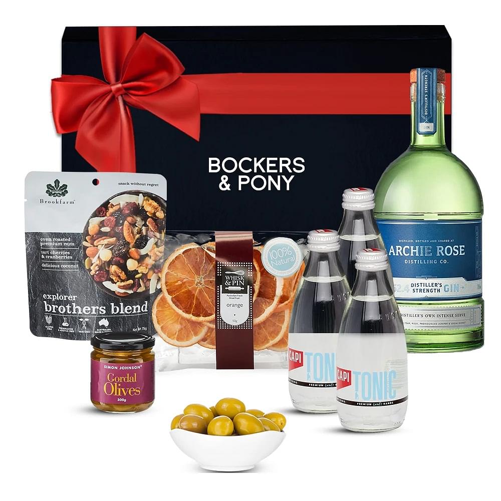 Gin Lovers Gift Hamper And Archie Rose Distiller'S Strength Gin