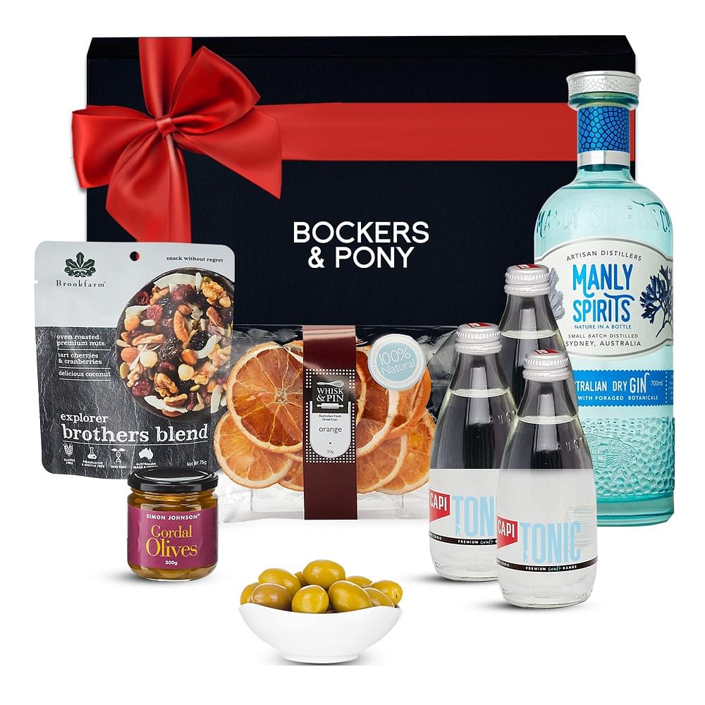 Gin Lovers Gift Hamper And Manly Spirits Australian Dry Gin