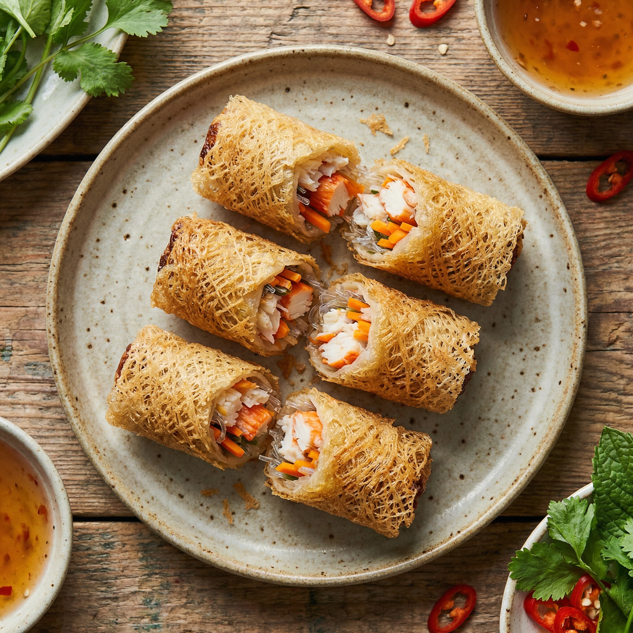 Crab Spring Rolls