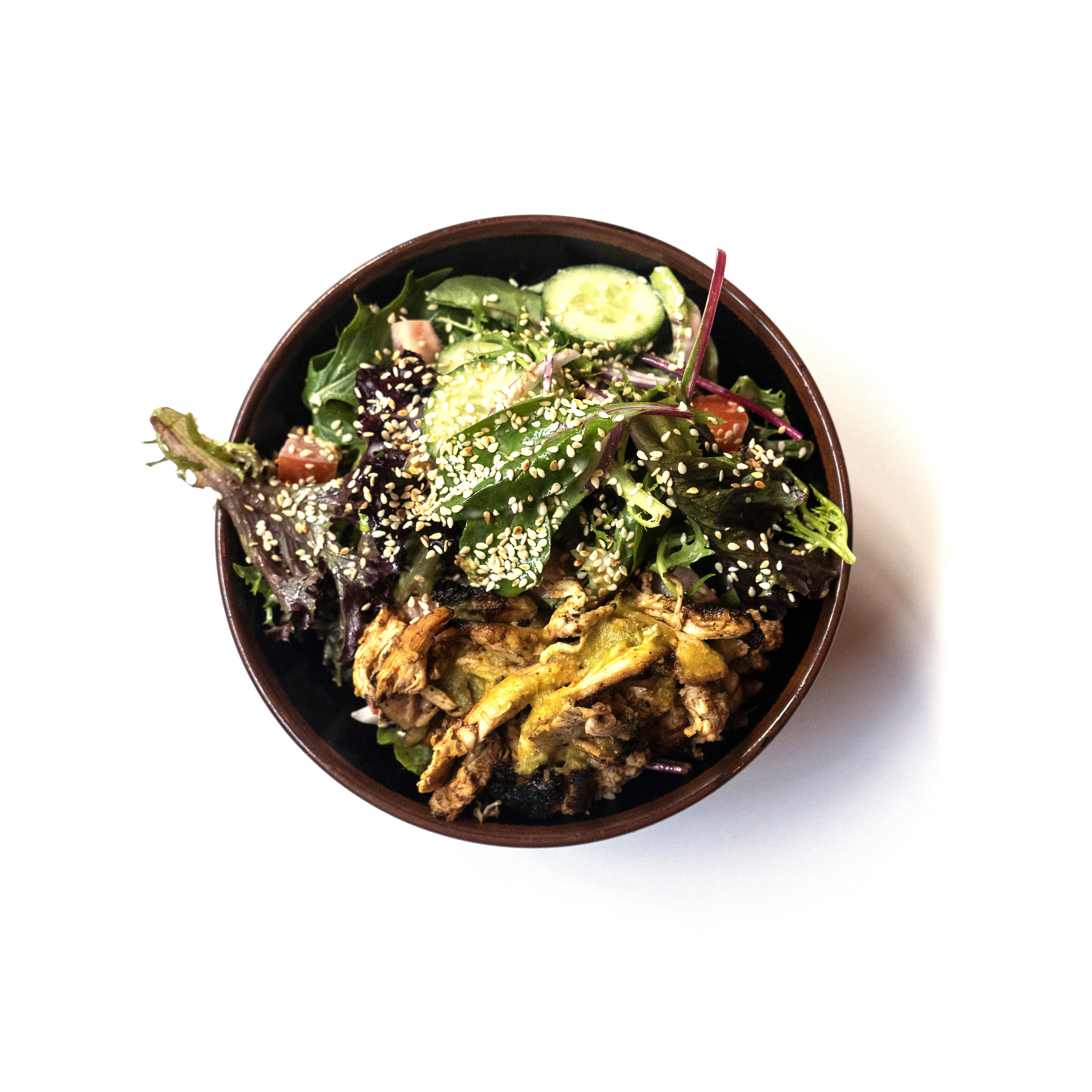 Japanese Garden Charcoal Chicken Salad