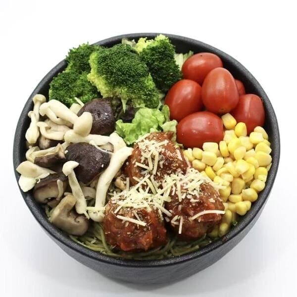 Tomato Meatball Bowl