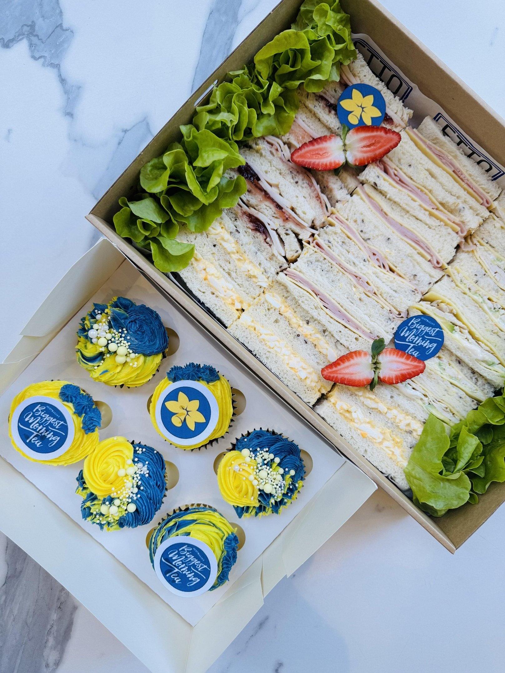 Biggest Morning Tea Cupcake/Sandwich Bundle