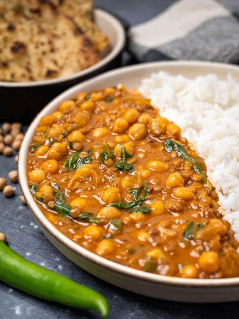 Channa & Daal Nepalese Curry & Rice