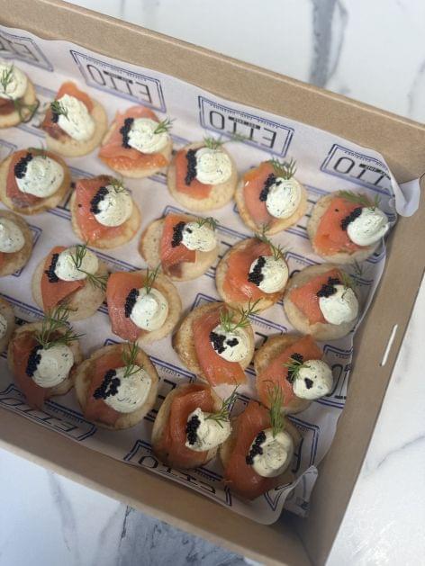 Smoked Salmon Blini Royale