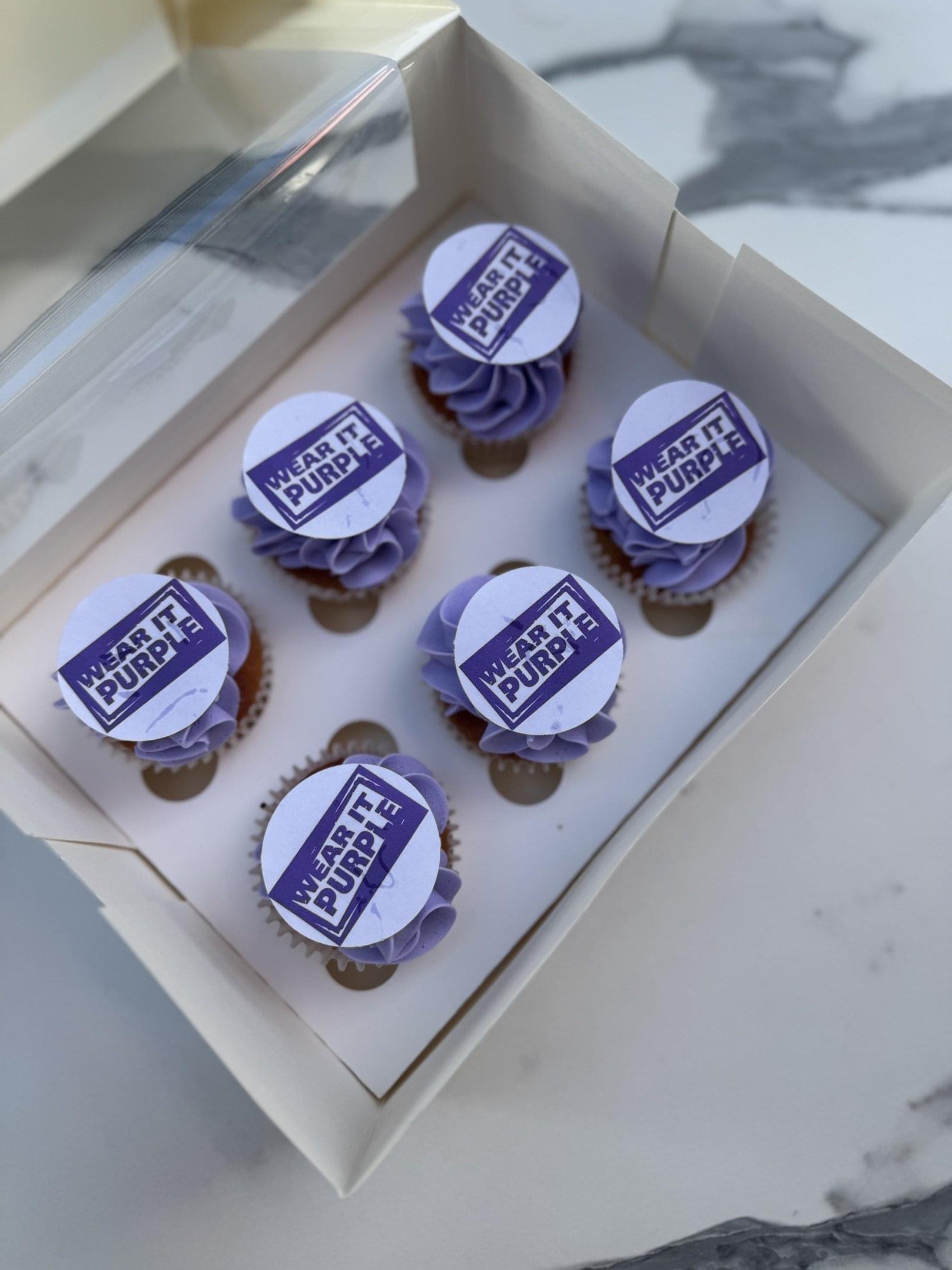 Wear It Purple Cupcakes
