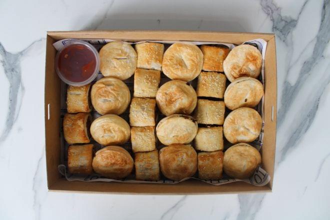 Pies & Sausage Rolls Collection Box