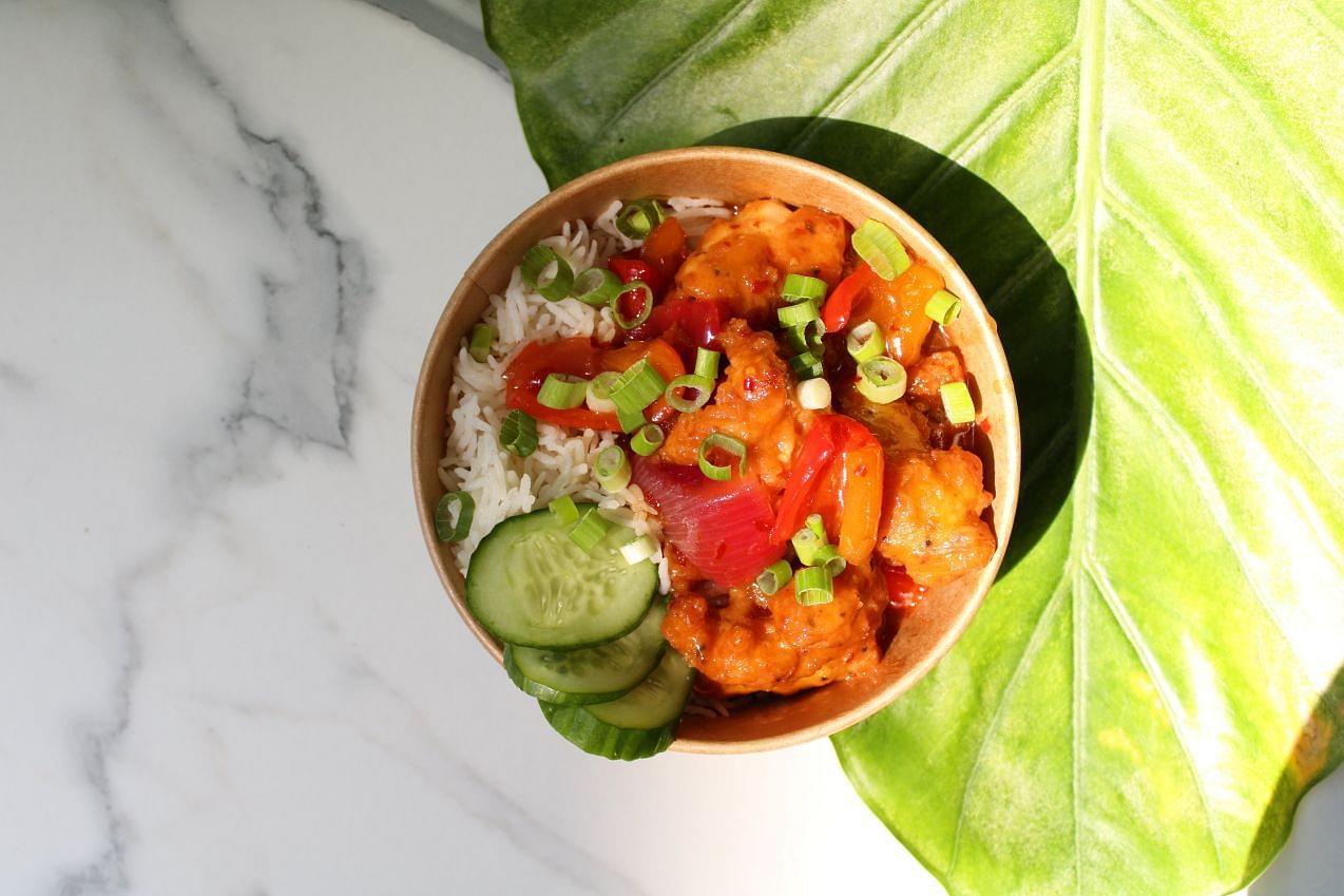 Sweet & Sour Chicken with Rice