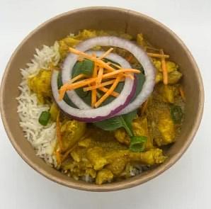 Himalayan Chicken Curry with Steamed Basmati Rice