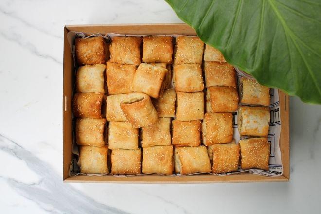 Boxed Mini Beef Sausage Rolls